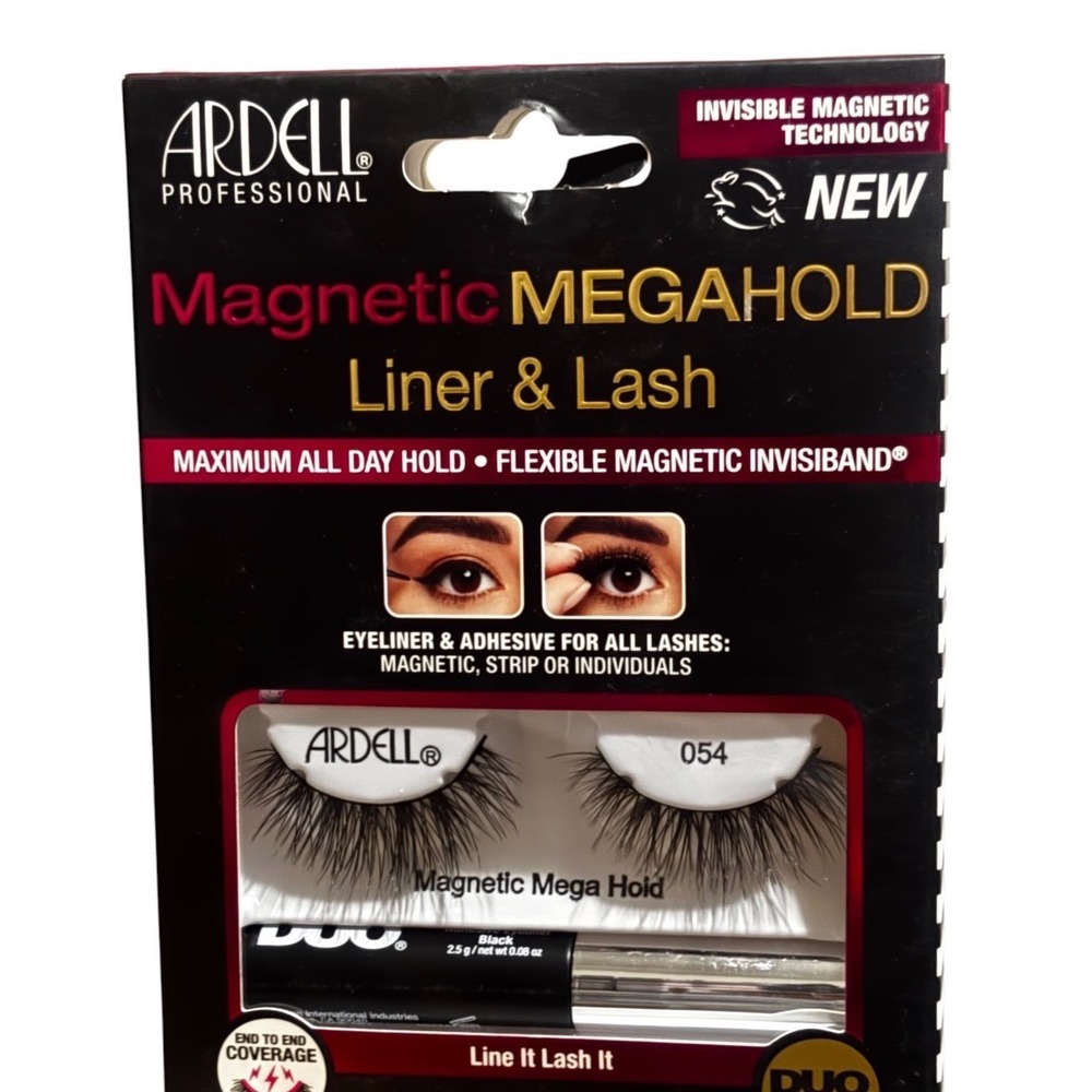 Ardell Magnetic MegaHold Liner and Lash Kit 054 Black Magnetic Invisiband NEW